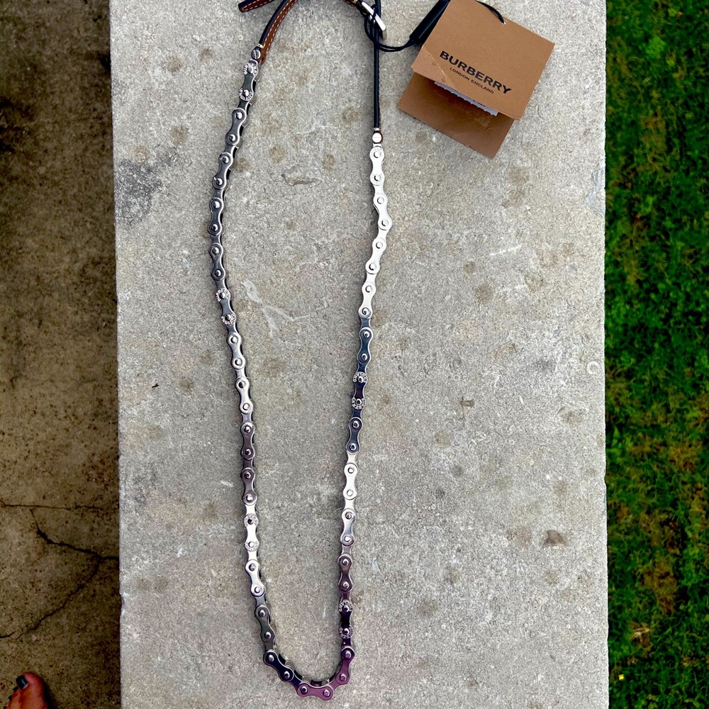 Burberry bikechain belt- size medium